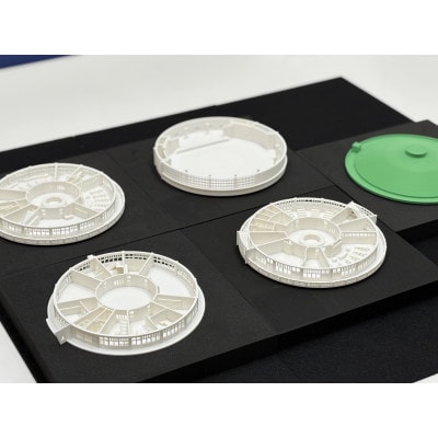 【全国にわずか5つ!】登録有形文化財「朝日小学校円形校舎」3Dプリント模型