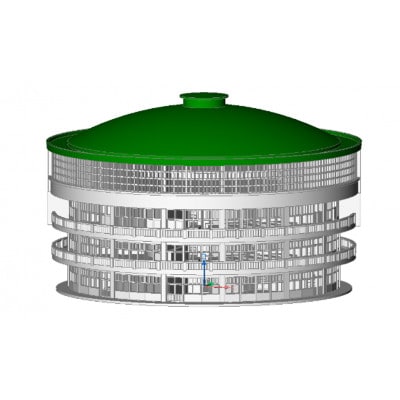 【全国にわずか5つ!】登録有形文化財「朝日小学校円形校舎」3Dプリント模型