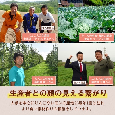 無添加コールドプレスの人参ジュース中心!ファスティング・ジュースクレンズ 半日プチ断食セット