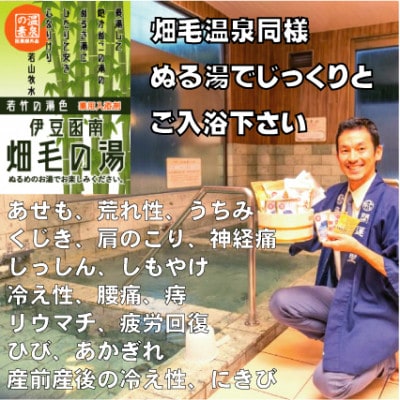 【薬用入浴剤】伊豆函南畑毛の湯:畑毛温泉の成分そのままの「温泉の素」若竹の湯色10回分