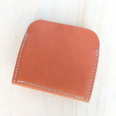 【ハンドメイド】やわら革財布(ブラウン)