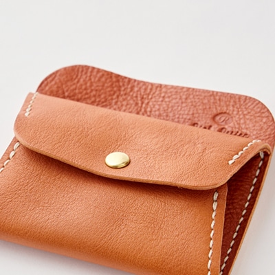 【ハンドメイド】やわら革財布(ブラウン)
