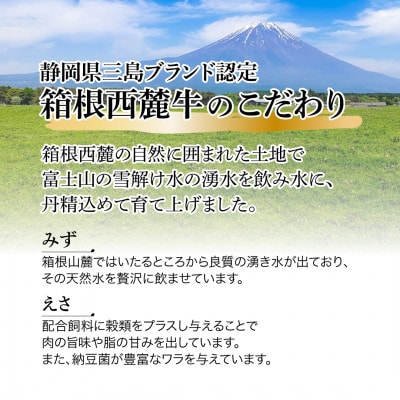 黒毛和牛　箱根西麓牛　A5肩ロース(すきやき・しゃぶしゃぶ)