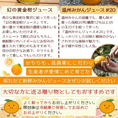 <家族で楽しむ贅沢みかんジュース　3本セット(愛媛県西予市明浜産)>　柑橘　フルーツ　飲料