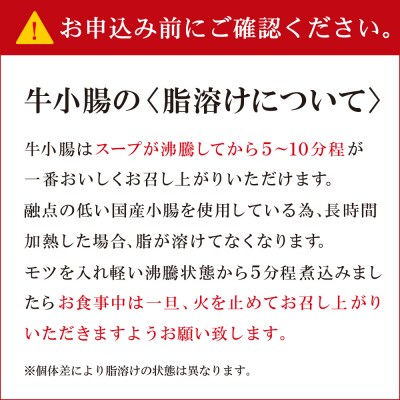 博多若杉 牛もつ鍋(2～3人前)&明太子セット
