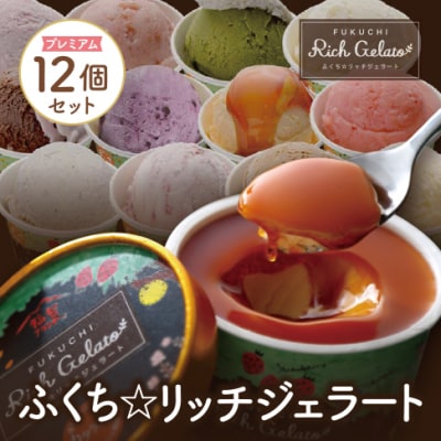 ふくち☆リッチジェラート プレミアム(12個セット)