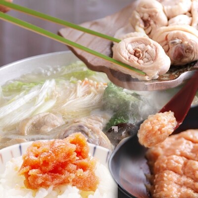 博多若杉 水炊き(4～5人前)&明太子セット | ふるさと納税のお礼品