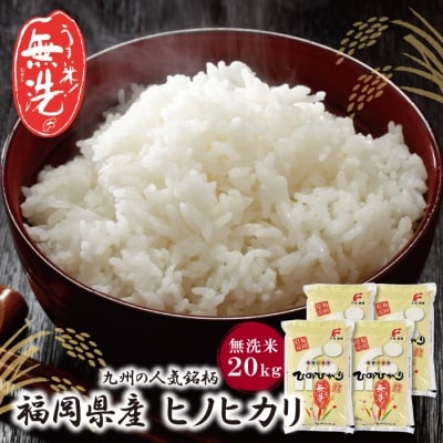 無洗米 ヒノヒカリ20kg