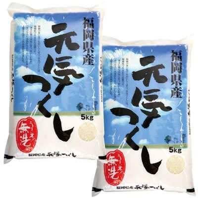 令和7年産 無洗米 元気つくし10kg