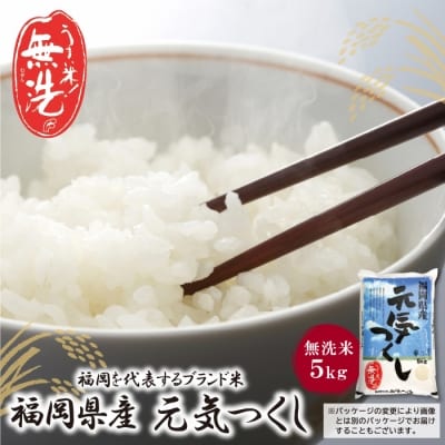 無洗米 元気つくし5kg