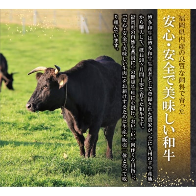 博多和牛 肩ロース焼肉用400g