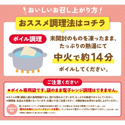 どっちのハンバーグ!?デミグラスソース6個セット
