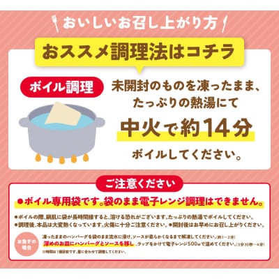 どっちのハンバーグ!?デミグラスソース6個セット