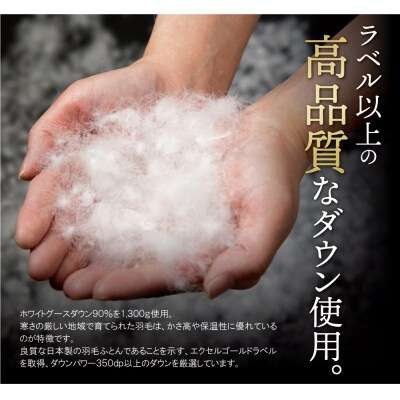 羽毛掛けふとん(ダブルブルー)DL0089LD