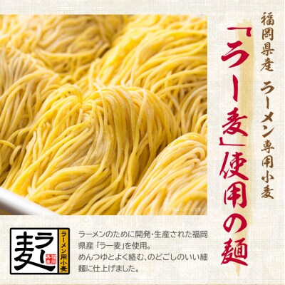 《先行受付》【4～8月発送】福岡県産ラー麦 ざるらーめん