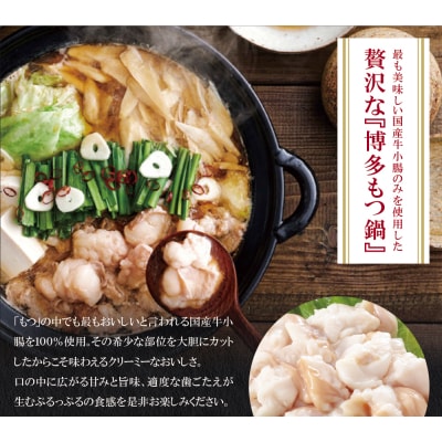 やまや ぷるっぷる♪博多もつ鍋セット(あごだし醤油味)3～4人前×3個セット
