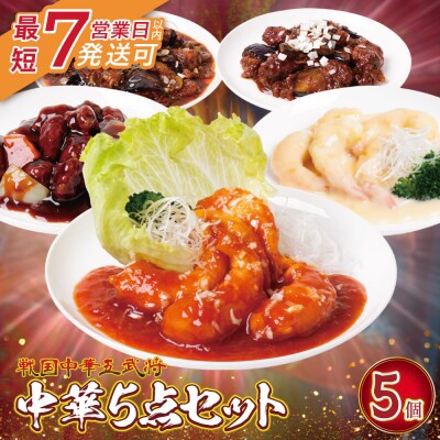 【7営業日以内発送】中華5点セット(5種×1袋 計5袋)