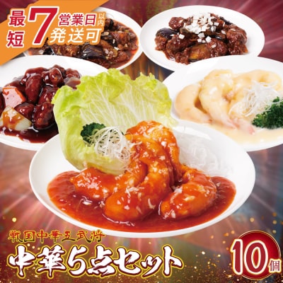 【7営業日以内発送】中華5点セット(5種×2袋 計10袋)