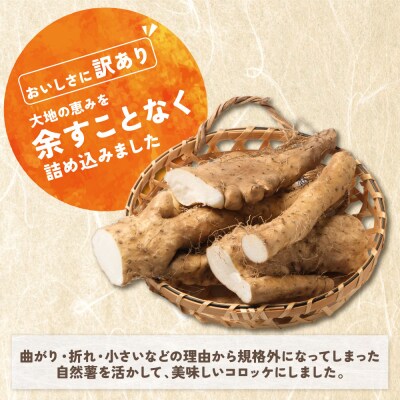 【自然薯×コロッケ】訳あり ジョロッケ 3個セット
