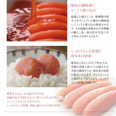 あごおとし無着色明太子960g(120g×8)
