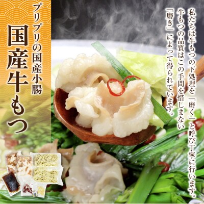 おどろきっちん もつ鍋(醤油)&水炊き(切り身)セット 各2～3人前