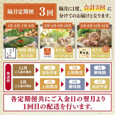 鍋大容量定期便!【隔月定期便(年3回発送)】