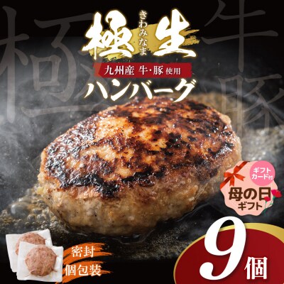 【母の日】極生ハンバーグ 9個セット(150g×9)