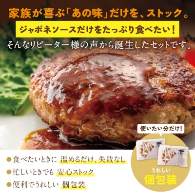 和風ジャポネソース 合挽ハンバーグ 20個