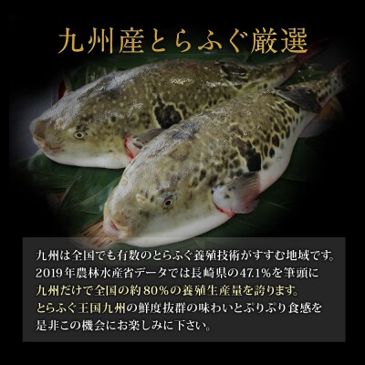 本場とらふぐ刺し・ふぐ鍋セット(4～5人前) ふぐ皮刺し ポン酢・薬味付