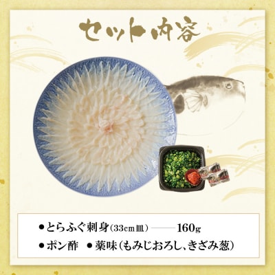 とらふぐ刺し(3人前)≪2026年9月以降順次発送≫