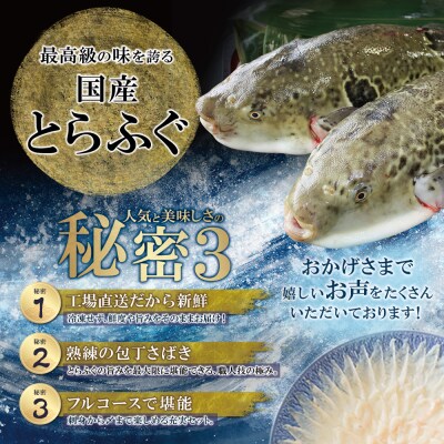 とらふぐセット(3人前)≪2026年9月以降順次発送≫