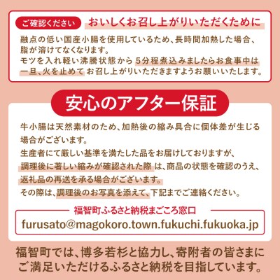 博多若杉 【訳あり】牛もつ鍋(2人前×2セット)こってり味噌味 定期便(隔月・年3回)