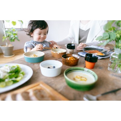 aeru 瀬戸焼のこぼしにくい器 ボウル