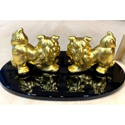 金箔狛犬(一対)2223-1