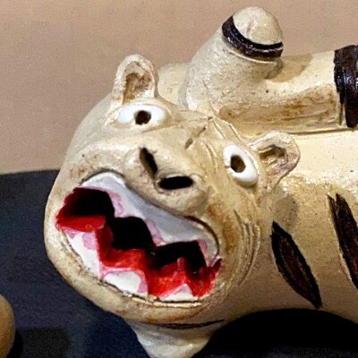 令和4年干支寅置物と鯛の箸おき　2025-3