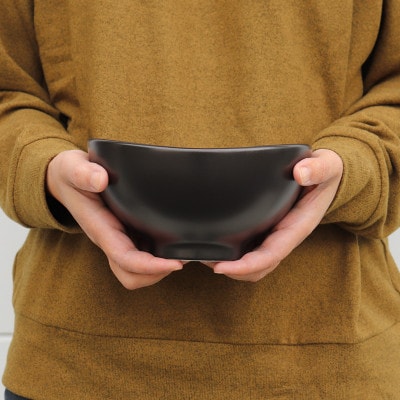 【瀬戸焼】インフィニティ ボウル#3 ブラック【セラミック・ジャパン】