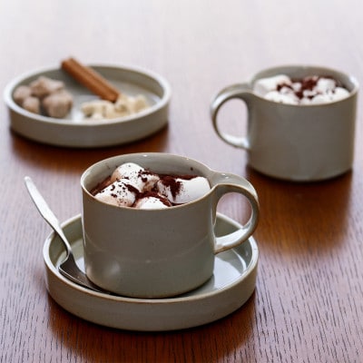 【瀬戸焼】モデラート カップソーサー グレー【セラミック・ジャパン】