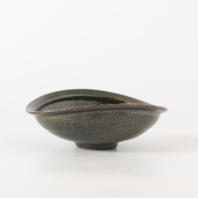 【瀬戸窯元 翠窯2】 翠窯定番人気お礼品 カレー皿 鉄錆