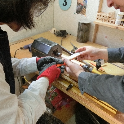 木のボールペン作り体験チケット