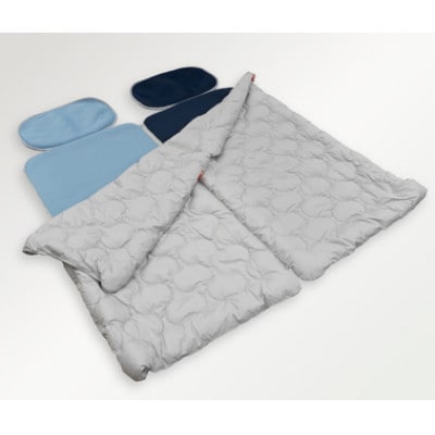 キャンピングカー専用寝具『hulu hulu』　ライトブルー　Air Flake(R)使用　日本製