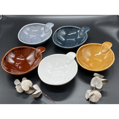瀬戸焼片手ボウル5色セット