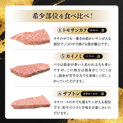 【毎月定期便】瀬戸山麓和牛希少部位ステーキセット500g以上全3回