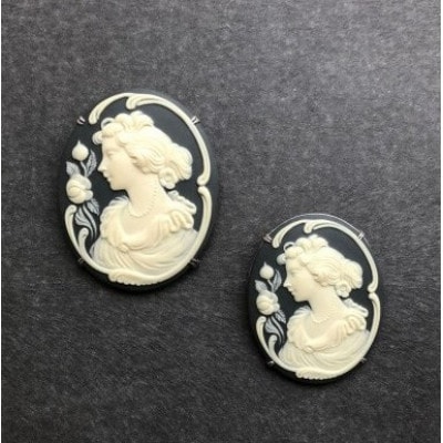 【GRAND　CAMEO】 花飾り ブローチ&ペンダントトップ (大)