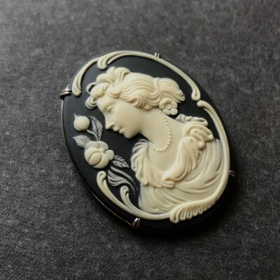 【GRANDCAMEO】 花飾りブローチ&ペンダントトップ(特大)