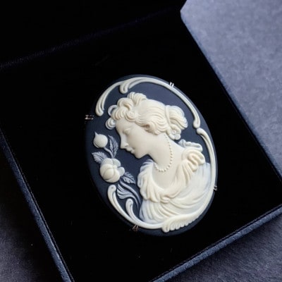 【GRANDCAMEO】 花飾りブローチ&ペンダントトップ(特大)