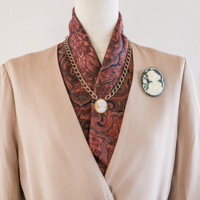 【GRANDCAMEO】 花飾りブローチ&ペンダントトップ(特大)