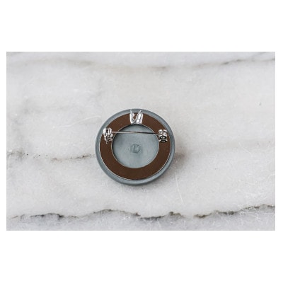 ペガサスブローチ&ペンダントトップ　グレー