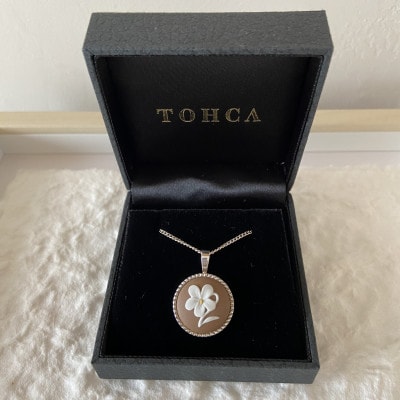 【RONDO】スミレシルバーペンダント　ブラウン