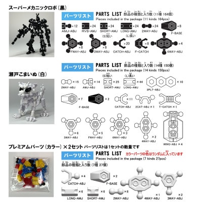 瀬戸こまいぬ(白)+スーパーメカニックロボ セット | 愛知県瀬戸