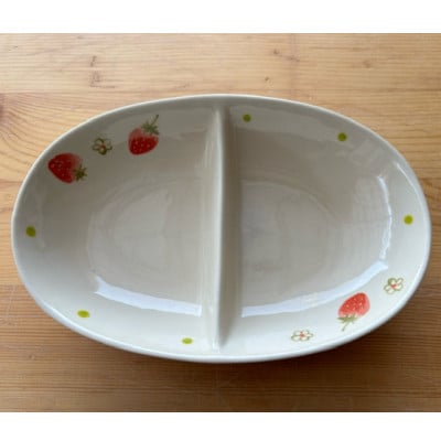 【瀬戸焼】子供用食器セット(いちご)贈答品対応